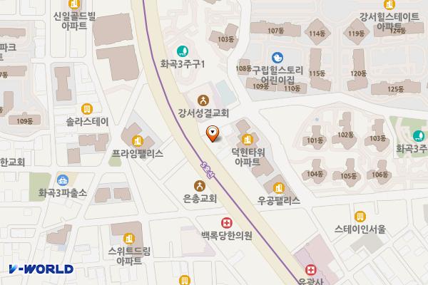 맥도날드 우장산점 개방화장실 위치 지도 — 서울특별시 강서구 강서로 216