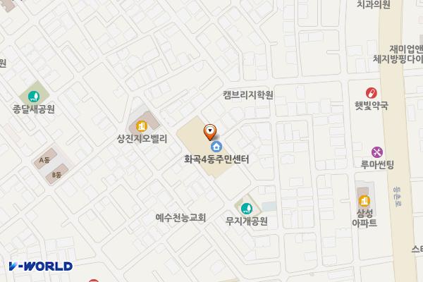 강서영어도서관 화장실 위치 지도 — 서울특별시 강서구 곰달래로57가길 26
