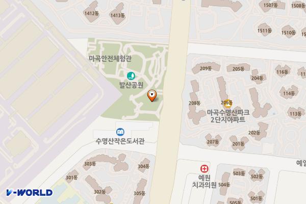 발산 안전체험관 화장실 위치 지도 — 서울특별시 강서구 마곡중앙로 11