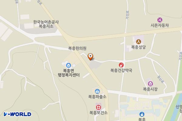 복흥농협앞 주차장 위치 지도 — 전북특별자치도 순창군 복흥면 추령로 1154