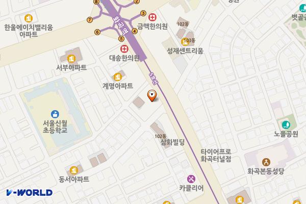 가양현대주유소 개방화장실 위치 지도 — 서울특별시 강서구 강서로 151