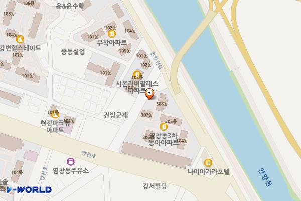 동아그린프라자 개방화장실 위치 지도 — 서울특별시 강서구 양천로 731