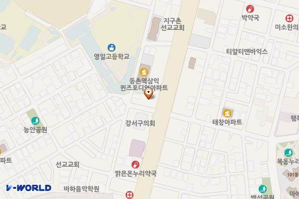 등촌주유소 개방화장실 위치 지도 — 서울특별시 강서구 등촌로 189