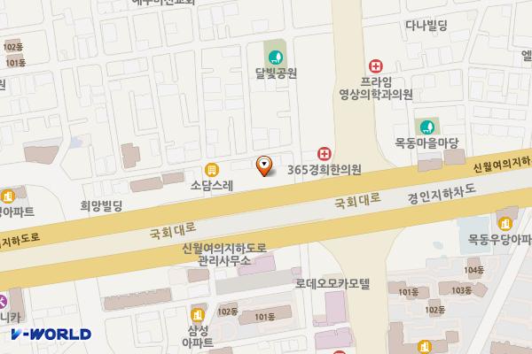 목화(self)주유소 개방화장실 위치 지도 — 서울특별시 강서구 국회대로 251