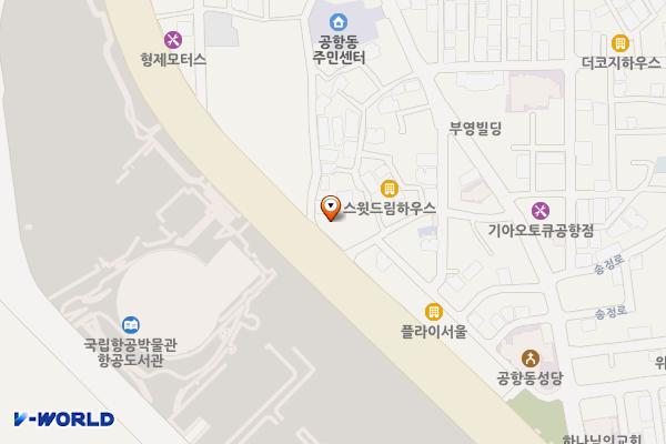 국제공항(U턴)주유소 개방화장실 위치 지도 — 서울특별시 강서구 남부순환로 57