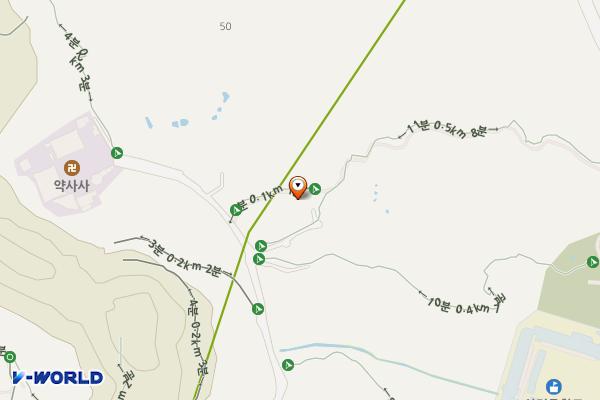 개화산 약사사 삼거리 화장실 위치 지도 — 서울특별시 강서구 방화동 산 142-3