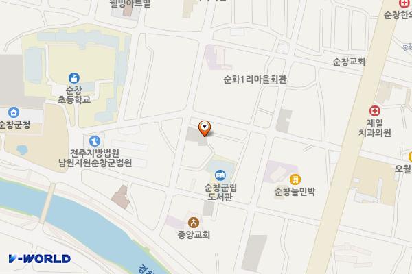 구.승리반점 주차장 위치 지도 — 전북특별자치도 순창군 순창읍 순화리 267-1