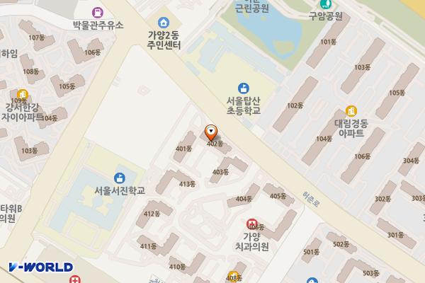 무지개어린이공원 화장실 위치 지도 — 서울특별시 강서구 양천로 57길 37