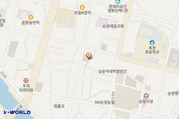 신성당앞 주차장 위치 지도 — 전북특별자치도 순창군 순창읍 남계리 429