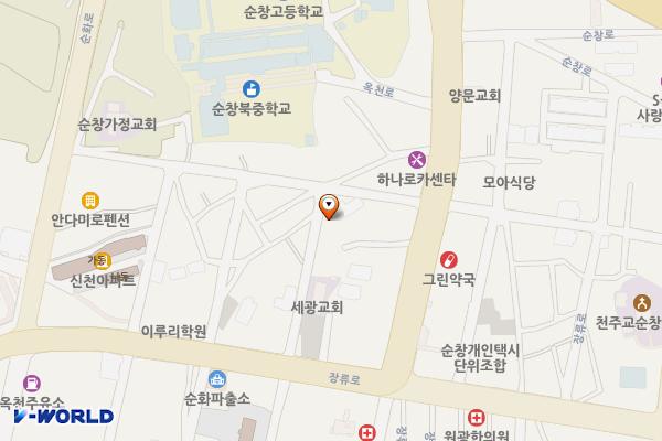 충신당 인근 위치 지도 — 전북특별자치도 순창군 순창읍 순창11길 31-3
