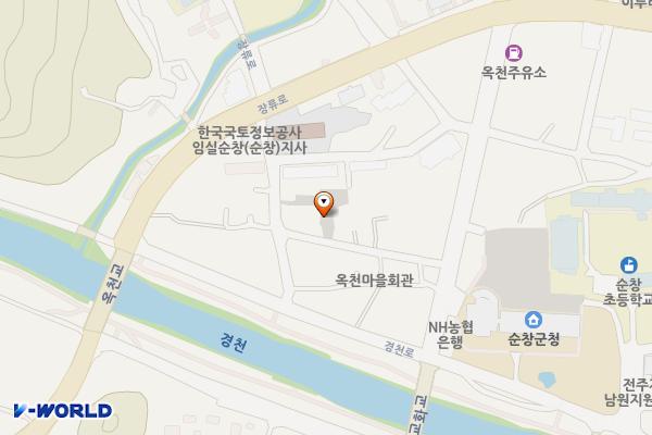 옥천주차장 위치 지도 — 전북특별자치도 순창군 순창읍 순화리 459-2
