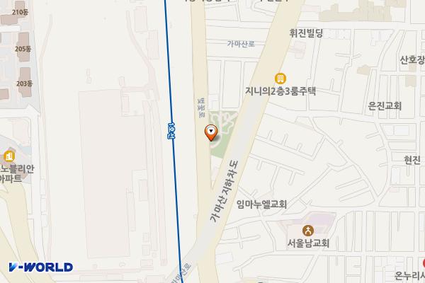 솔길어린이공원 위치 지도 — 서울특별시 구로구 벚꽃로 392