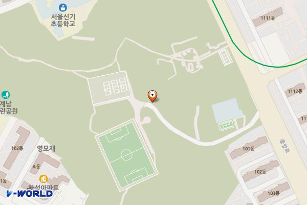 계남근린공원 위치 지도 — 서울특별시 양천구 중앙로17길 52