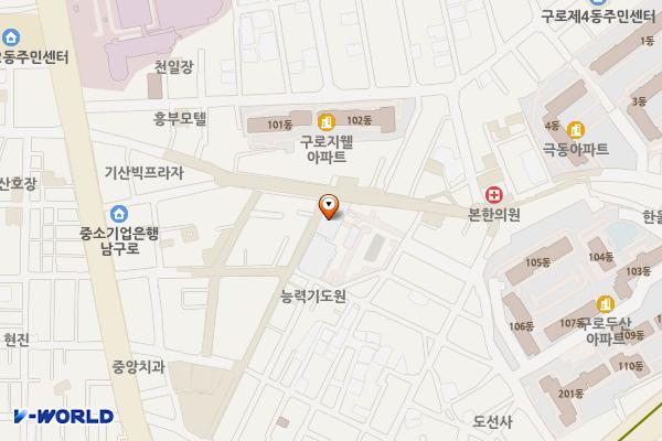 남구로시장 위치 지도 — 서울특별시 구로구 구로동로26길 54