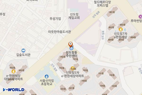 신도림동주민센터 위치 지도 — 서울특별시 구로구 신도림로 40