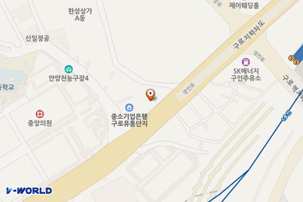 한일가스산업(주) 위치 지도 — 서울특별시 구로구 구로동600-6