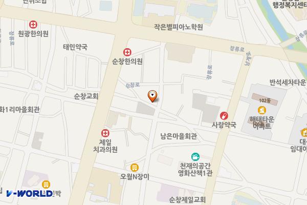 서은마을회관앞 주차장 위치 지도 — 전북특별자치도 순창군 순창읍 순창10길 11-13