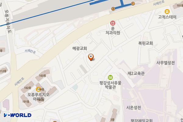 대성빌딩 위치 지도 — 서울특별시 구로구 오류로8길 57