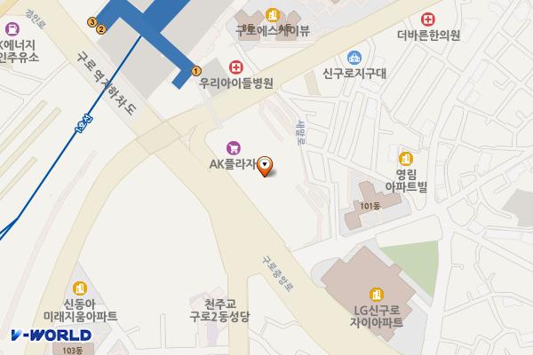 NC 신구로점 5층-1 위치 지도 — 서울특별시 구로구 구로중앙로152