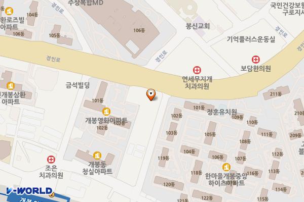삼성디지털프라자 개봉점 위치 지도 — 서울특별시 구로구 경인로 368