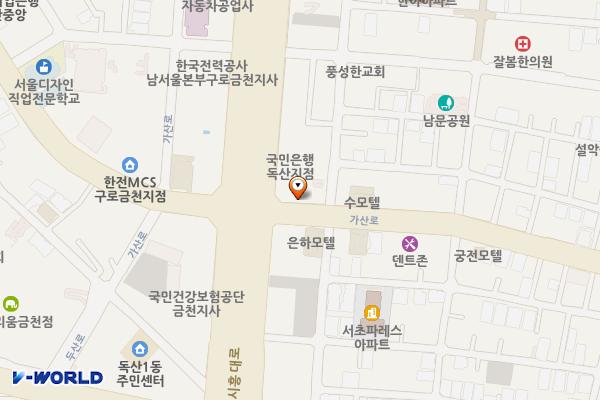 영진빌딩 위치 지도 — 서울특별시 금천구 시흥대로 426
