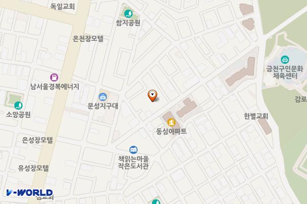 독산4동 공영주차장 위치 지도 — 서울특별시 금천구 독산동 187-40
