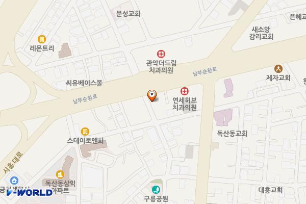 농협관악지점 위치 지도 — 서울특별시 금천구 남부순환로 1366