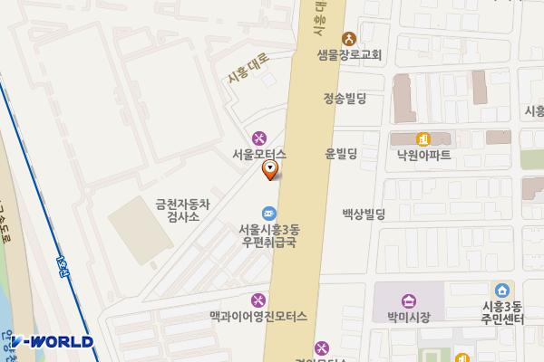 대득에너지(금천셀프주유소) 위치 지도 — 서울특별시 금천구 시흥대로 81