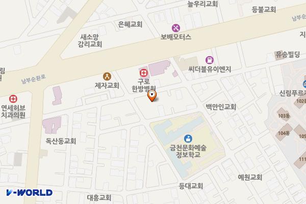 독산3동 공영주차장 위치 지도 — 서울특별시 금천구 독산동 898-24