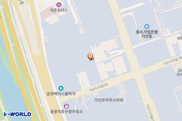 견인보관소 위치 지도 — 서울특별시 금천구 가산디지털2로 169-34 (가산동)