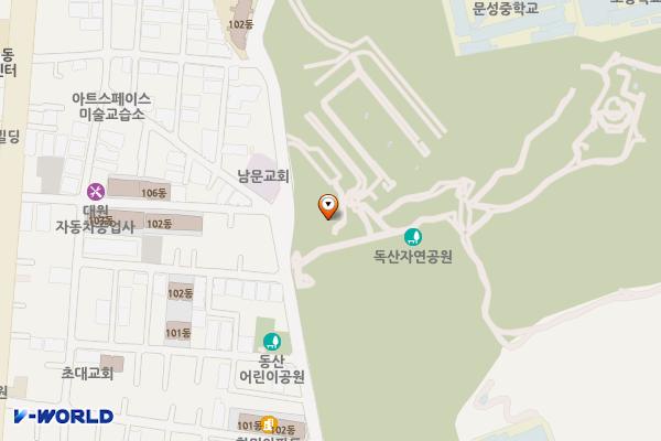 독산테니스장 화장실 위치 지도 — 서울특별시 금천구 독산동 산89-7