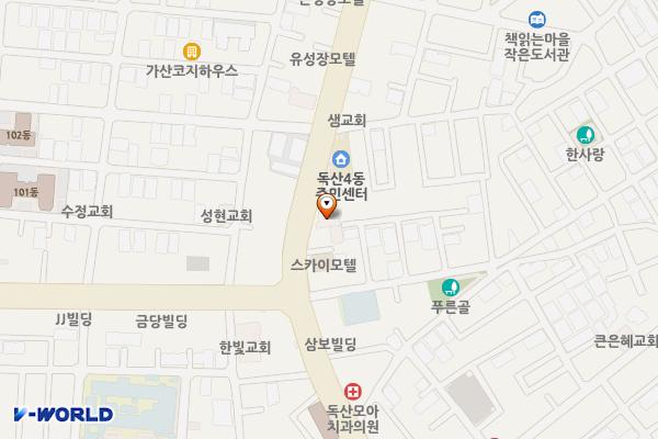 벧엘감리교회 위치 지도 — 서울특별시 금천구 독산로 228