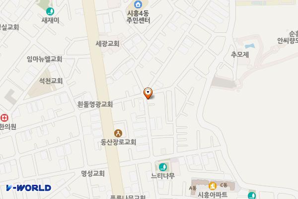 시흥4동청소년독서실 위치 지도 — 서울특별시 금천구 독산로32길 16