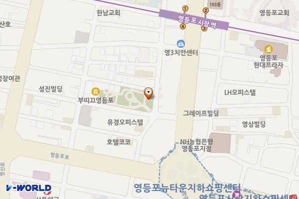 중앙어린이공원 위치 지도 — 서울특별시 영등포구 영등포로35길 13