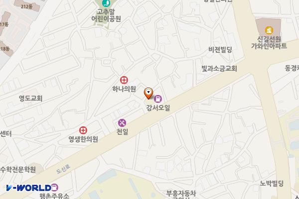 도림동 자치회관 1층 위치 지도 — 서울특별시 영등포구 도신로33길 4 (도림동)