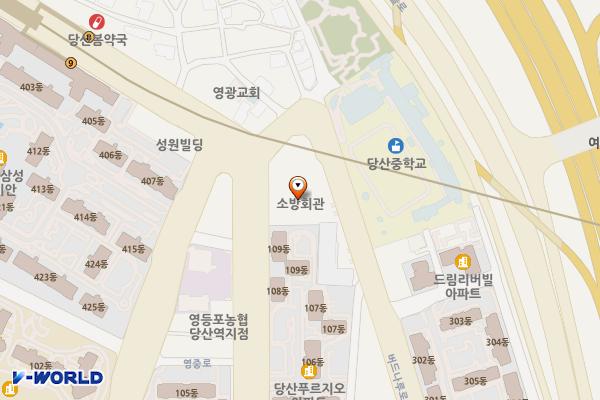 한국소방안전협회 화장실 위치 지도 — 서울특별시 영등포구 영중로 170 (영등포동8가, 한국소방안전협회)