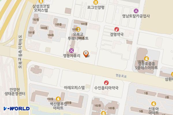양평빌딩 위치 지도 — 서울특별시 영등포구 영등포로 21