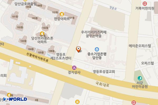 전화국 뒤-2 위치 지도 — 서울특별시 영등포구 영신로54길 3-3 (영등포동8가)