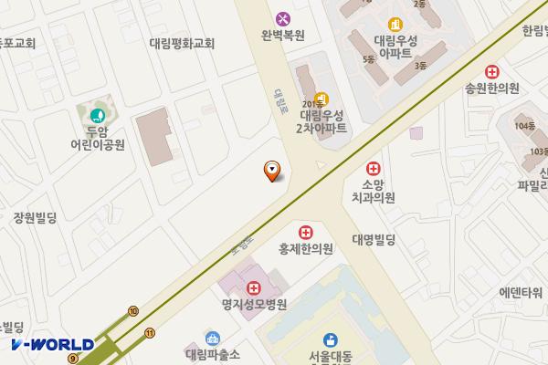 일승빌딩 2층 위치 지도 — 서울특별시 영등포구 대림로 157