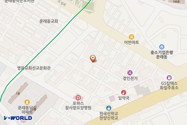 철공소공단(문래우체국 뒤) 위치 지도 — 서울특별시 영등포구 도림로125가길 14-1 (문래동2가)