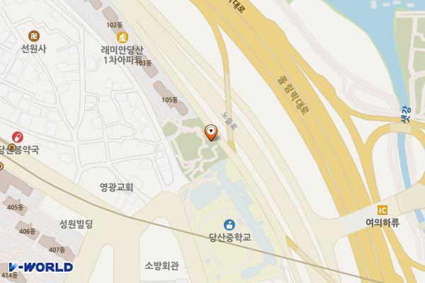 강마을공원 위치 지도 — 서울특별시 영등포구 당산로54길 41 (당산동6가)