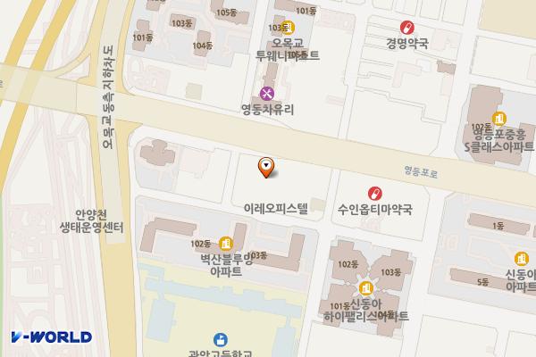 우신빌딩 화장실 위치 지도 — 서울특별시 영등포구 영등포로 20, 우신빌딩 (양평동2가)