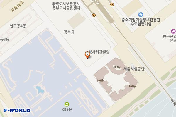 교육시설공제회관 위치 지도 — 서울특별시 영등포구 국회대로 62길 25