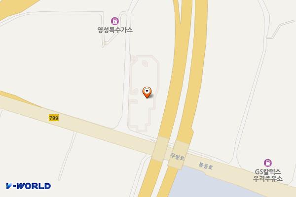 봉동 화물자동차 공영차고지 위치 지도 — 전북특별자치도 완주군 봉동읍 제내리 782-1
