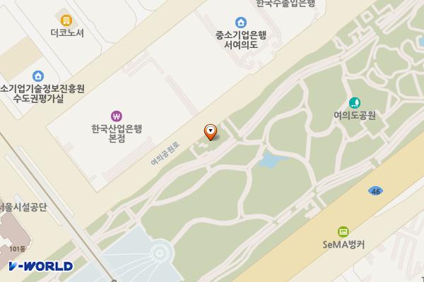 3호화장실(무궁화화장실) 위치 지도 — 서울 영등포구 여의공원로 68 (여의도동, 여의도공원관리사무소)