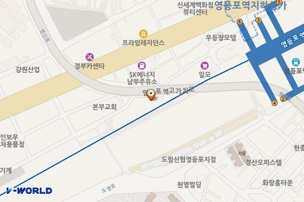 광야교회 화장실 위치 지도 — 서울특별시 영등포구 경인로96길 12 (영등포동)