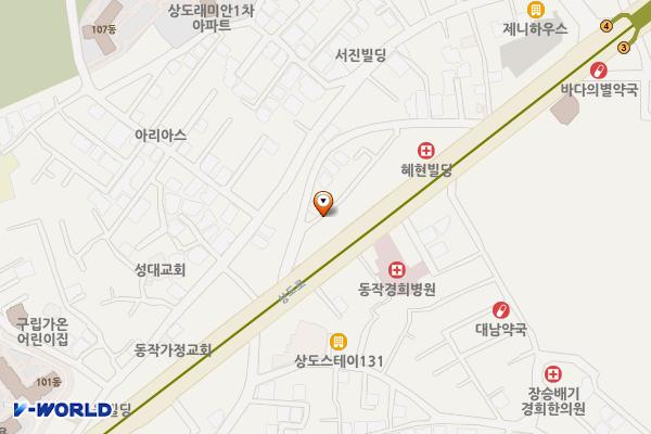 믿음가득 매일주유소 위치 지도 — 서울특별시 동작구 상도로 139 (상도동, 매일주유소)