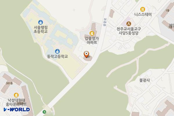 사당5동 공중화장실 위치 지도 — 서울특별시 동작구 솔밭로 57