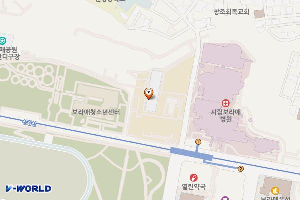 동작구시설관리공단 위치 지도 — 서울특별시 동작구 보라매로5길 28