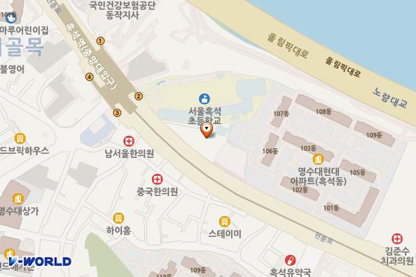 sk네트워크 흑석동주유소 위치 지도 — 서울특별시 동작구 현충로 101 (흑석동, SK흑석동주유소)